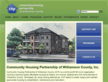 Tablet Screenshot of communityhousingpartnershipwc.org